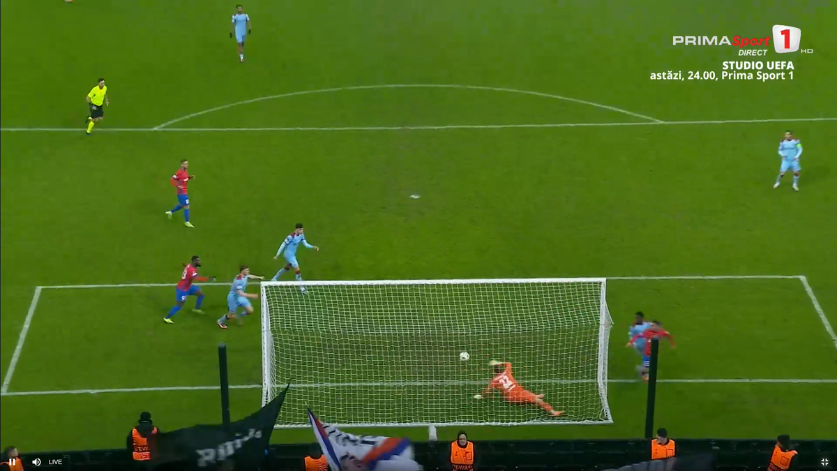 Mihai Toma, gol în FCSB - Feyenoord