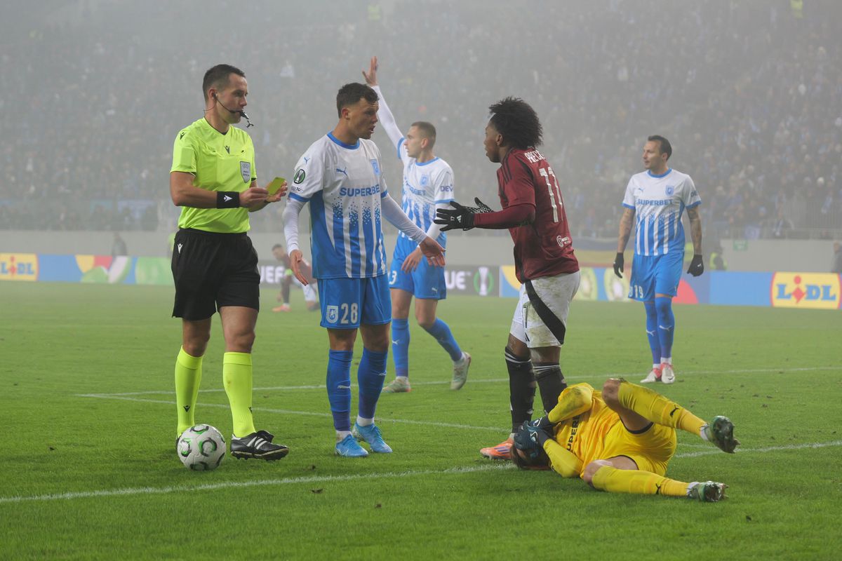 Universitatea Craiova - Sparta Praga, imagini din meci // foto: Ionuț Iordache și Andrei Furnigă (GSP.ro)