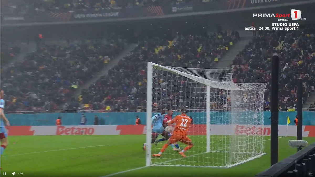 Mihai Toma, gol în FCSB - Feyenoord