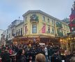 Centrul Vechi din București, luat cu asalt de suporterii lui Feyenoord. Foto: Remus Dinu (GSP)