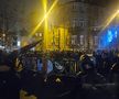 Suporterii lui Feyenoord au plecat în corteo spre Arena Națională / Foto: Remus Dinu GSP