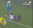 Intrare dură la Universitatea Craiova - Sparta Praga: mijlocașul cehilor i-a dat un genunchi în cap lui Isenko » Trebuia eliminat?
