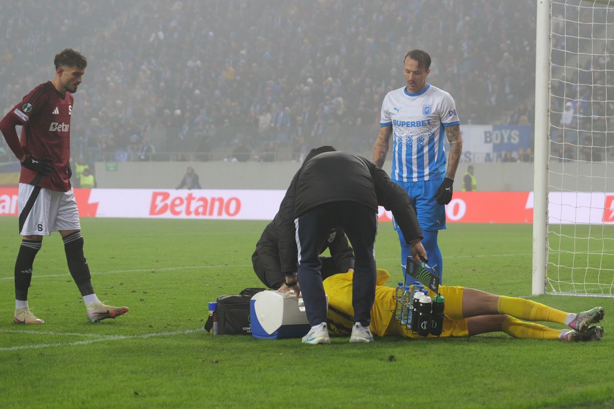 Universitatea Craiova - Sparta Praga, imagini din meci // foto: Ionuț Iordache și Andrei Furnigă (GSP.ro)