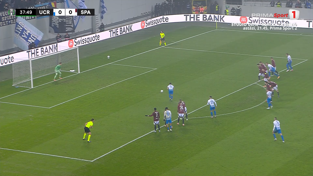 Penalty primit de Craiova cu Sparta Praga