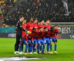 Târnovanu, Tănase, Ngezana, Radunovic, Șut, Lixandru, Thiam, Pantea, Cisotti, Alhassan și Tavi Popescu în FCSB - Feyenoord // FOTO: Cristi Preda (GSP)