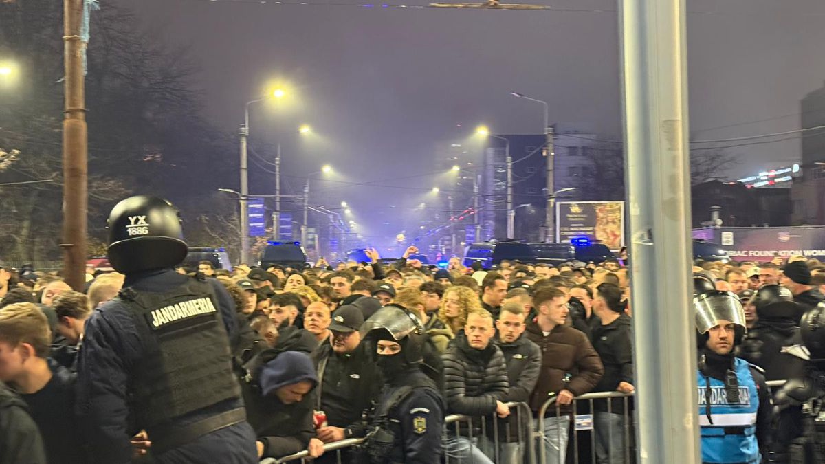 FCSB - Feyenoord, imagini înainte de meci