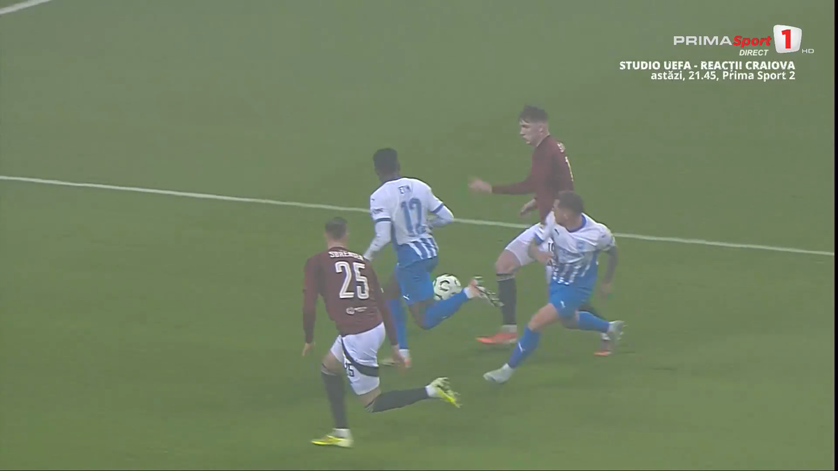 Penalty primit de Craiova cu Sparta Praga