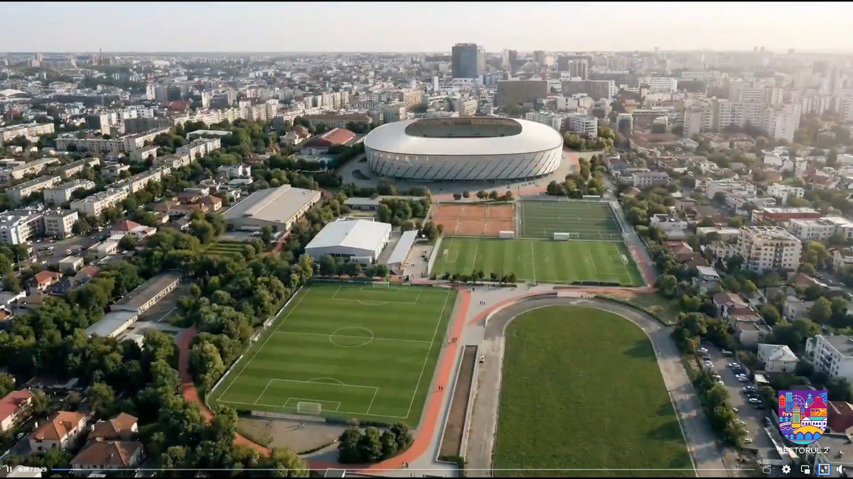 Stadion Dinamo - noi ilustrații cu viitorul complex din șoseaua Ștefan cel Mare