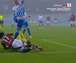 Intrare dură la Universitatea Craiova - Sparta Praga: mijlocașul cehilor i-a dat un genunchi în cap lui Isenko » Trebuia eliminat?