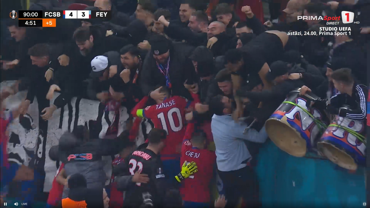 UEFA, postare specială despre thriller-ul FCSB - Feyenoord: „Nu putea fi decât o câștigătoare”
