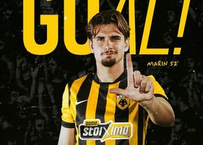 Răzvan Marin, gol important pentru AEK Atena în Conference League! Execuție superbă a mijlocașului român