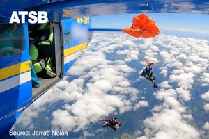 Moment terifiant: un parașutist din Australia s-a agățat de coada avionului, și-a tăiat corzile și a căzut în gol! Ce a urmat