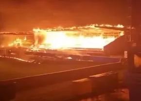 Trei minori au incendiat stadionul fostei campioane a țării