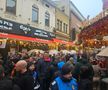 Centrul Vechi din București, luat cu asalt de suporterii lui Feyenoord. Foto: Remus Dinu (GSP)