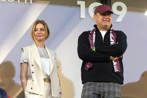 Diana și Dan Șucu / foto: Facebook @ Rapid