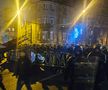 Suporterii lui Feyenoord au plecat în corteo spre Arena Națională / Foto: Remus Dinu GSP