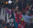 Bucurie dezănțuită la golul de 4-3 în FCSB - Feyenoord