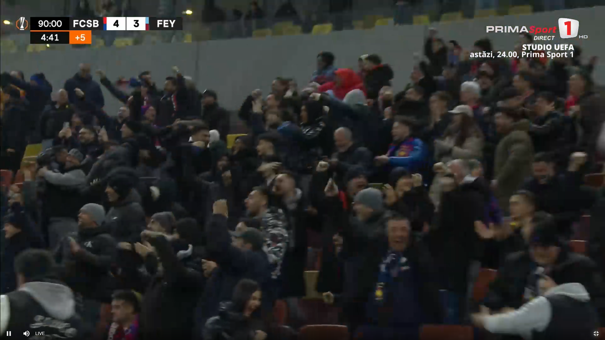 UEFA, postare specială despre thriller-ul FCSB - Feyenoord: „Nu putea fi decât o câștigătoare”