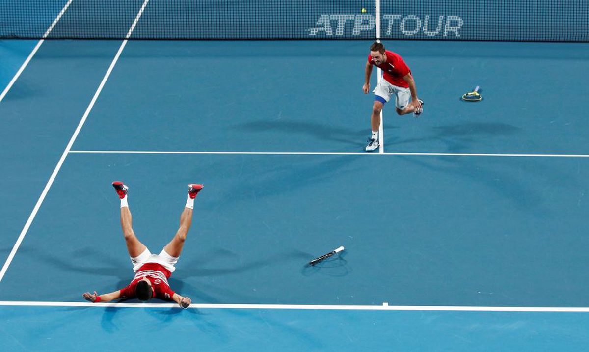 ATP CUP // FOTO Serbia a câștigat ATP Cup! Novak Djokovic a fost erou: l-a învins pe Rafael Nadal și a câștigat și în meciul de dublu