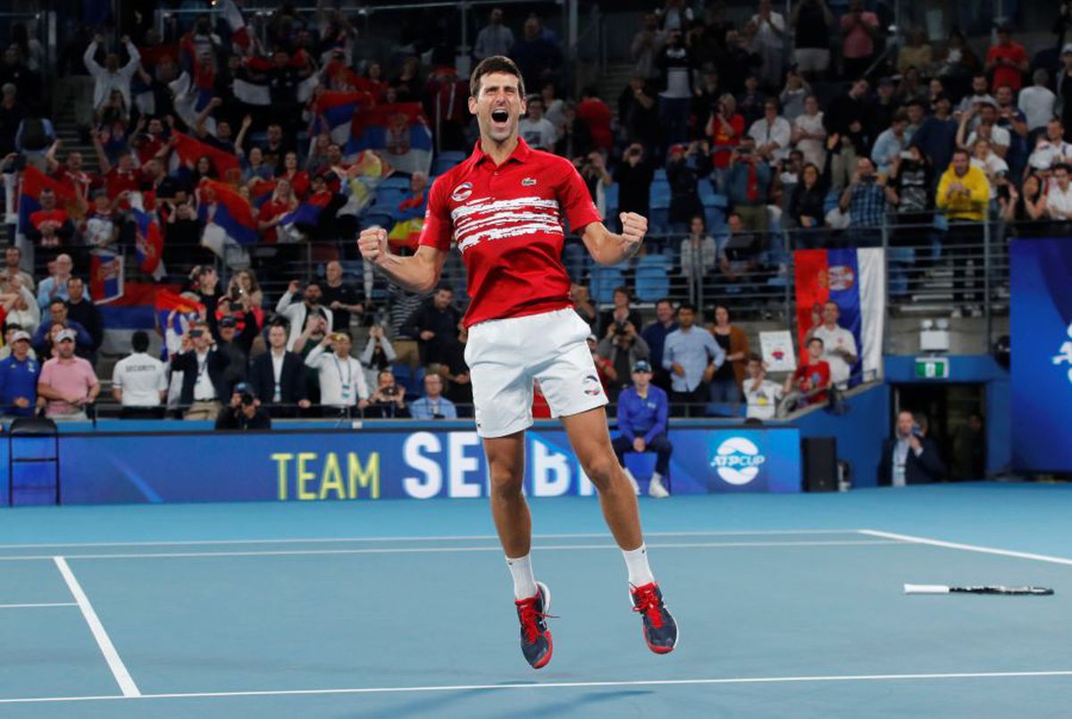 ATP CUP // FOTO Serbia a câștigat ATP Cup! Novak Djokovic a fost erou: l-a învins pe Rafael Nadal și a câștigat și în meciul de dublu