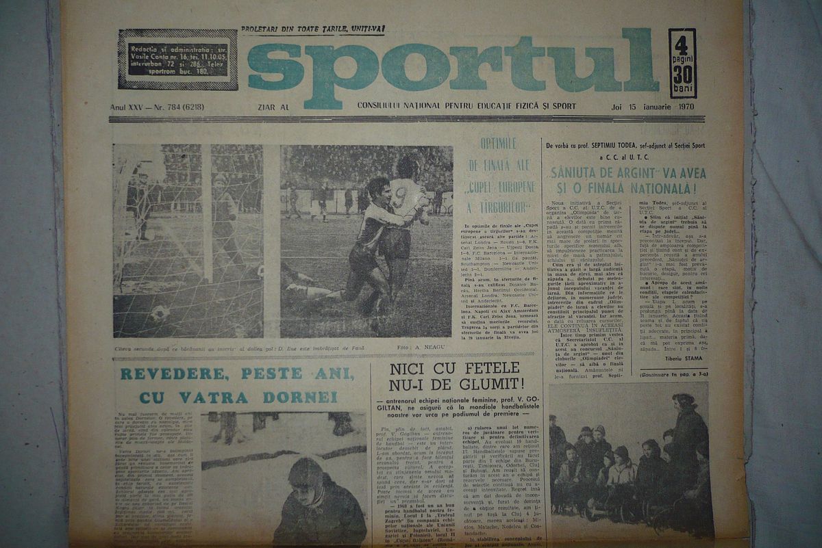 Retro GSP // VIDEO+FOTO Jumătate de secol de la o calificare istorică în primăvara europeană