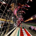 Finalul cursei din Bahrain 2020, câștigată de Sergio Perez Foto Imago Images