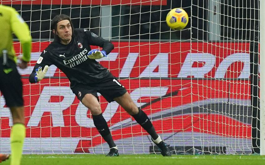 Ciprian Tătărușanu (34 de ani, portar) a fost integralist la AC Milan în meciul cu Torino, din „optimile” Cupei Italiei @Getty&Imago