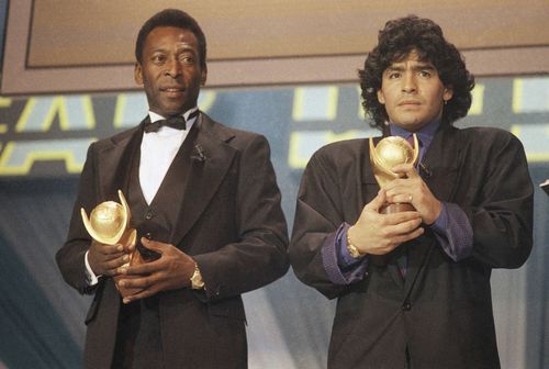 Pele și Diego Maradona/ foto Imago Images