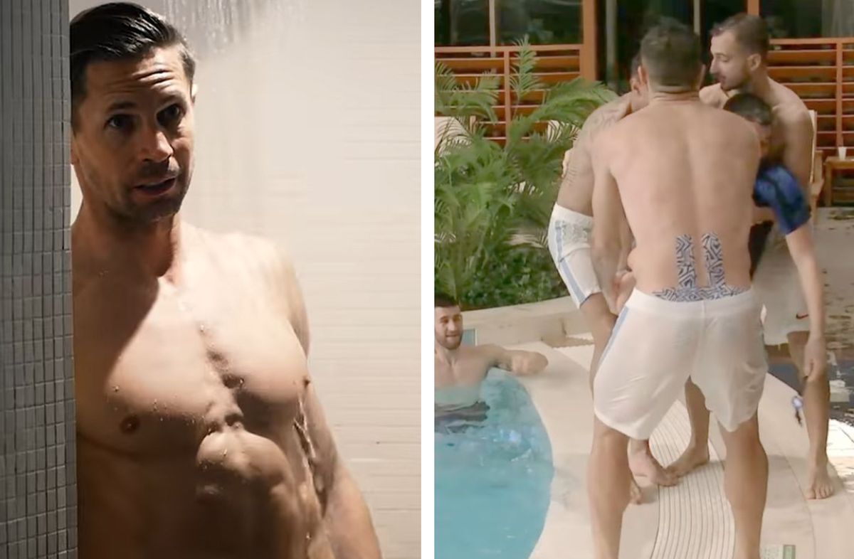 Și-au flexat mușchii la piscină: Deac, de pe coperta „Men's Health” + FCSB, ca la Herculane: cine a fost „victima” lui Crețu și Nikolov