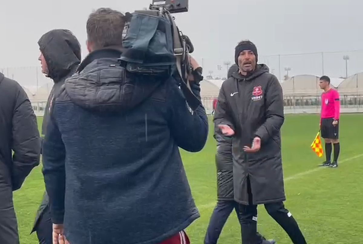 Scandal în Antalya, la amicalul echipei din Liga 1: antrenorul a scos echipa de pe teren!