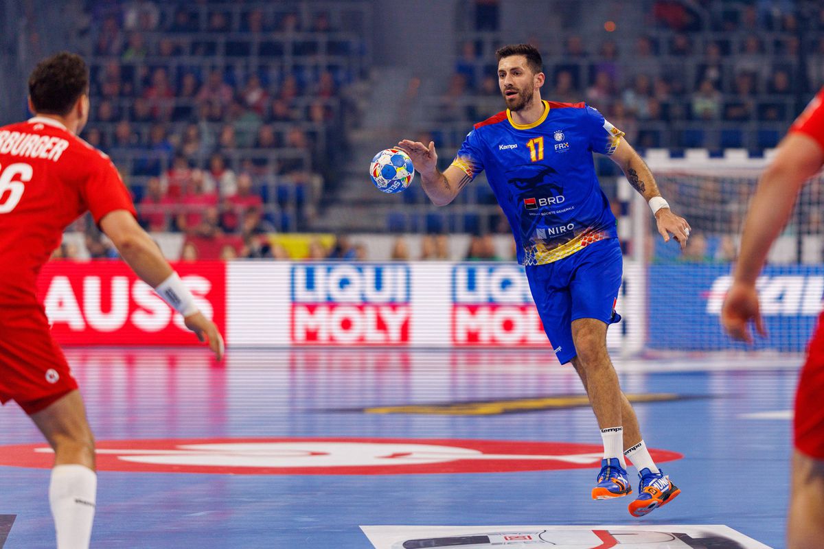 Cele mai spectaculoase imagini din România - Austria, debutul la Campionatul European de handbal masculin