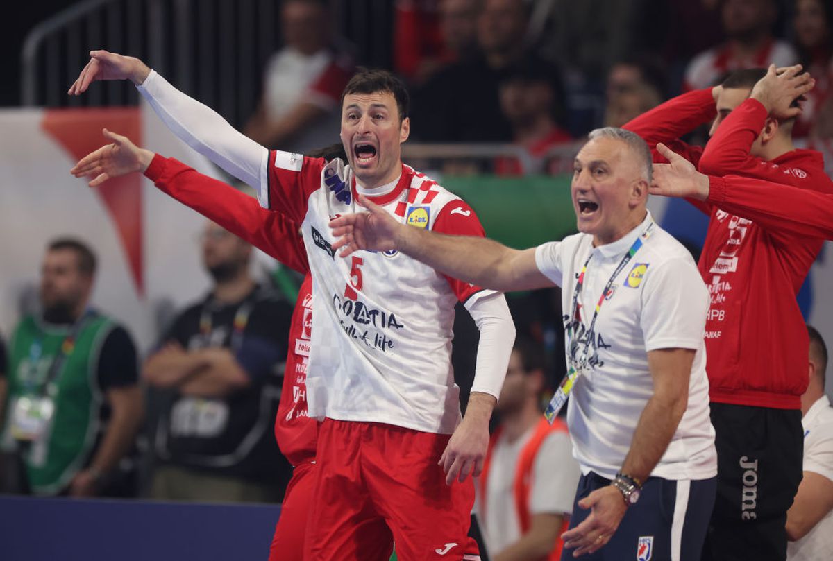 Cele mai spectaculoase imagini din Spania - Croația, derby la Campionatul European de handbal masculin