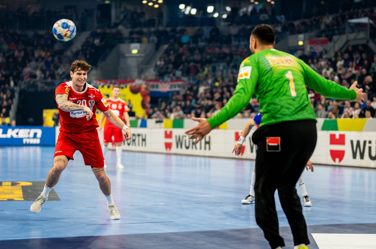 Iancu n-a putut să oprească prăbușirea „tricoloră” » România, învinsă clar de Austria în primul meci de la Campionatul European de handbal masculin! Ce urmează