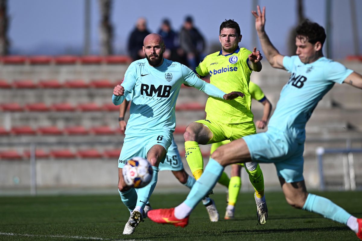 CFR Cluj - Gent 1-2 » Elevii lui Mandorlini au pierdut primul amical din Spania: a marcat veteranul Deac