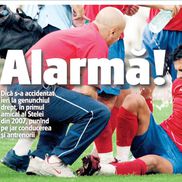 Accidentarea lui Dică din ianuarie 2007, în paginile GSP