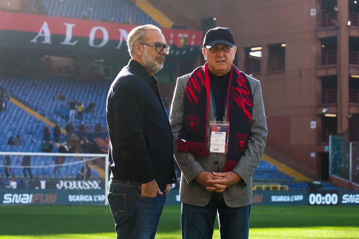 Dan Șucu, prima apariție pe stadion la Genoa/ foto Imago Images