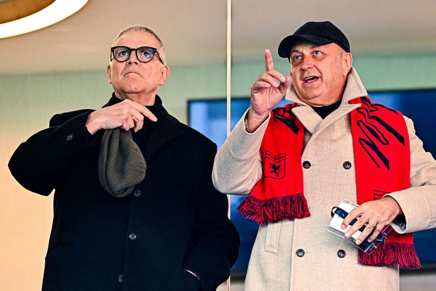 Dan Șucu, prima apariție pe stadion la Genoa/ foto: GettyImages