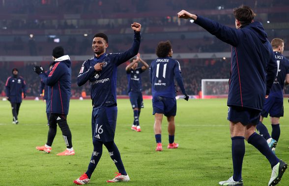 Manchester United a eliminat-o pe Arsenal din FA Cup după un meci nebun » Calificarea a fost decisă în urma loviturilor de la 11 metri