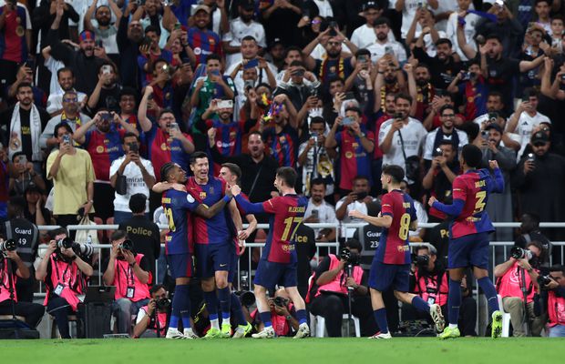 Ce umilință! Barcelona, MANITA în Supercupa Spaniei » Real Madrid, demolată de marea rivală într-o finală istorică