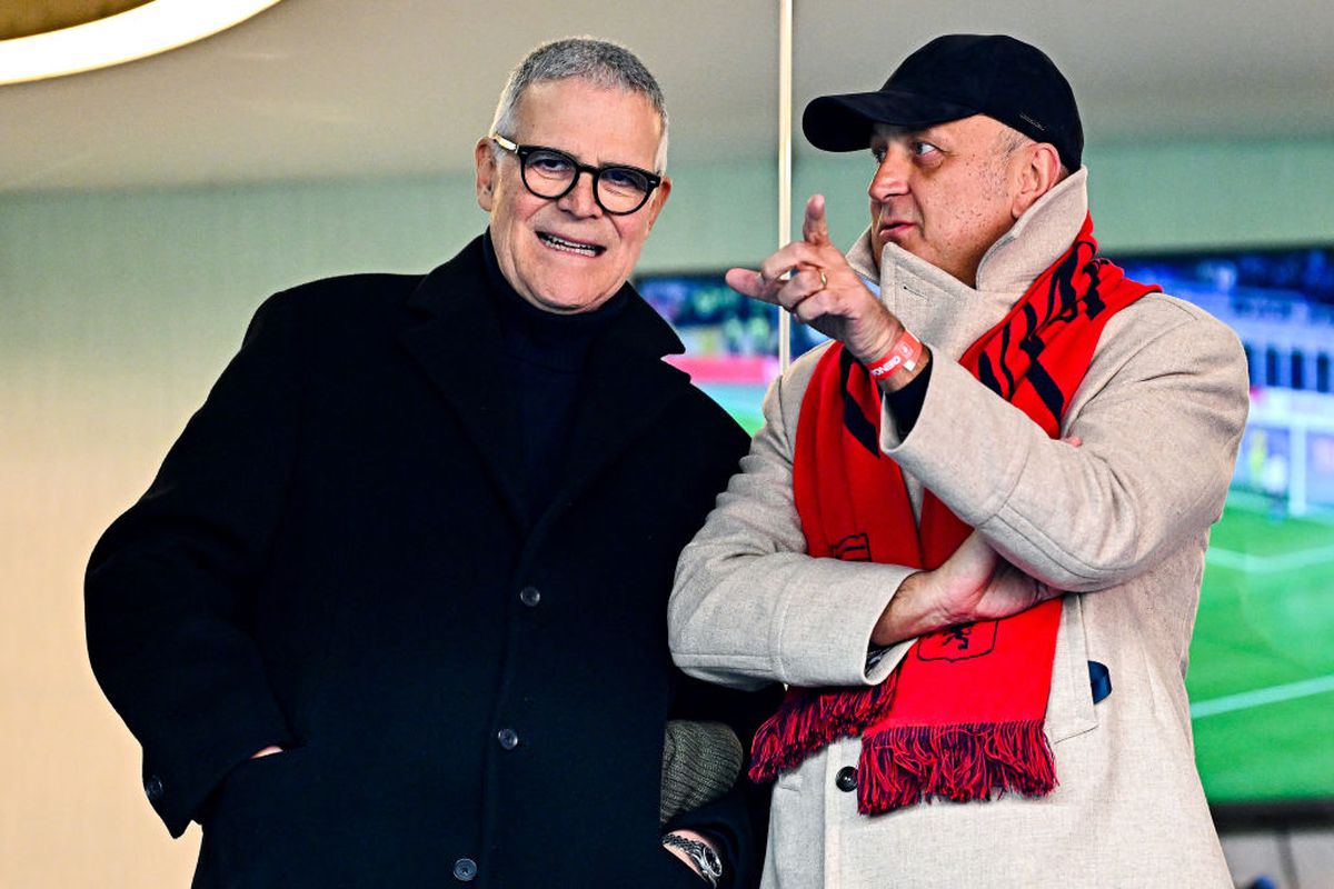 Dan Șucu, prima apariție pe stadion la Genoa