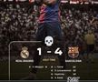 Cele mai tari glume apărute după Real Madrid - Barcelona 2-5 / foto: X