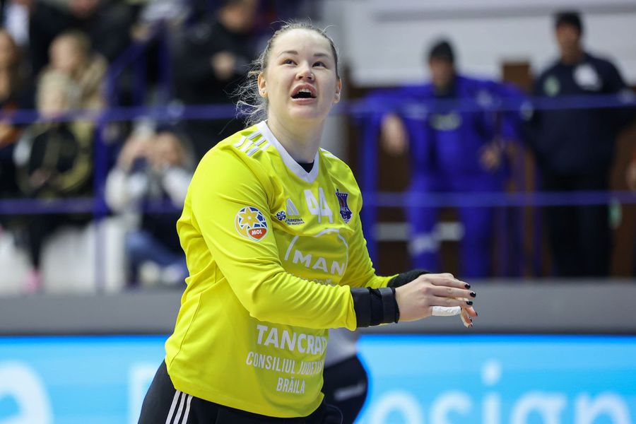 Portarul brăilean Kira Trusova Foto: Facebook Dunărea Brăila/Sportul Ilustrat Dunărea Brăila, debut cu o victorie copleșitoare în EHF European League: 33-15 contra ibericelor de la Elche!
