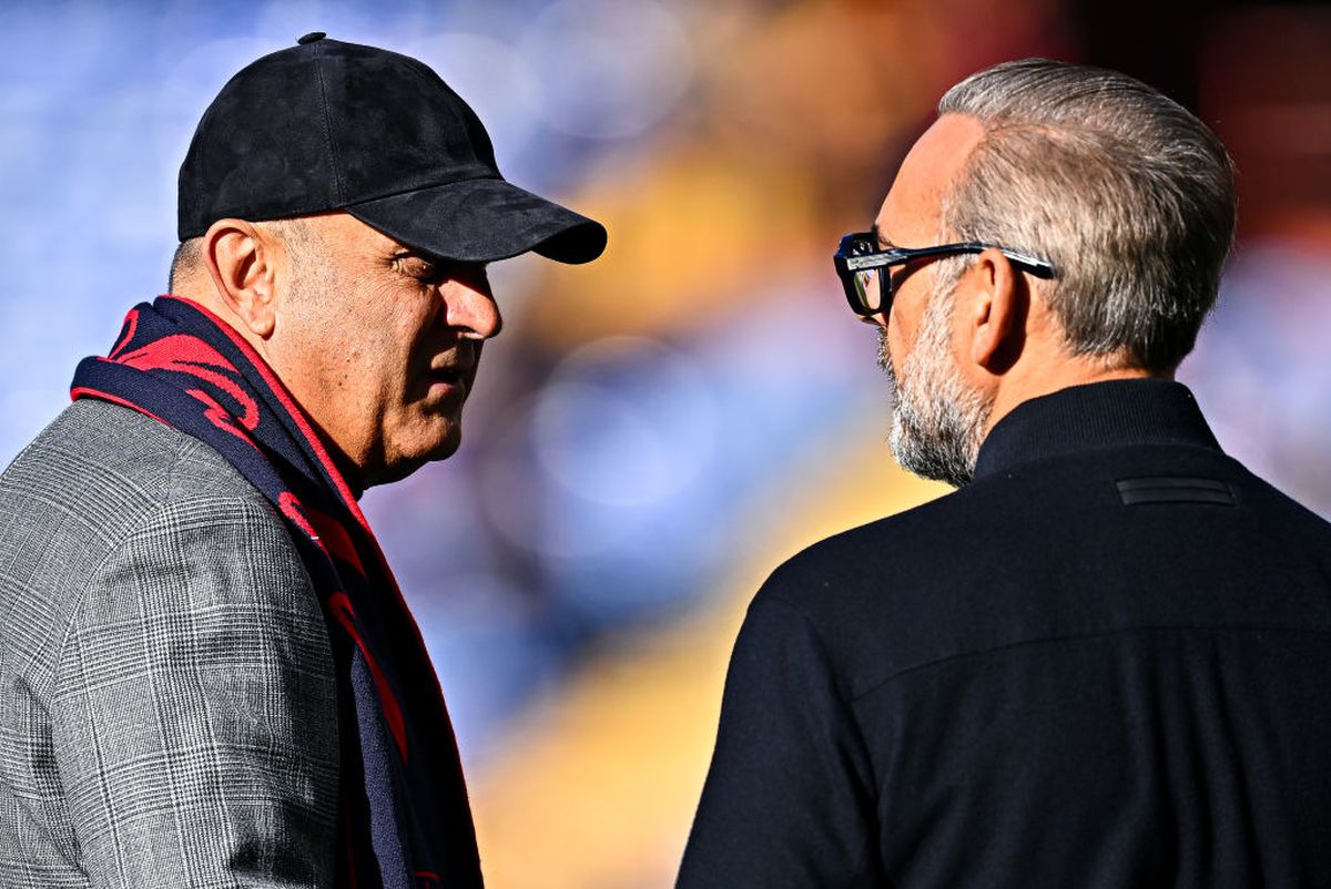 Dan Șucu, prima apariție pe stadion la Genoa