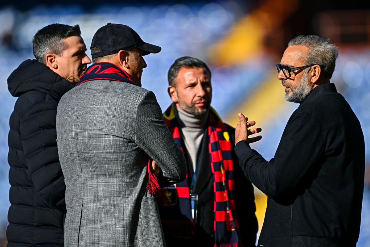 Dan Șucu, prima apariție pe stadion la Genoa