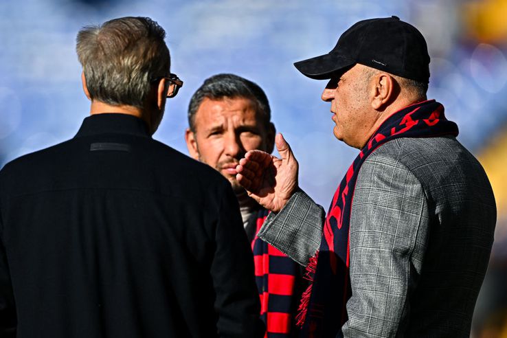 Dan Șucu, prima apariție pe stadion la Genoa/ foto: GettyImages
