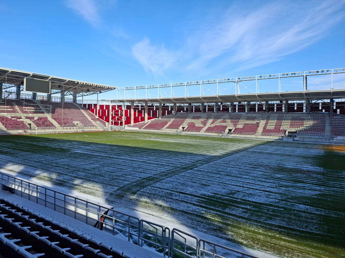 Imagini cu stadionul din GIulești, 12 ianuarie 2026