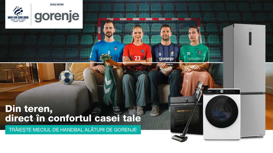 Gorenje susține performanța în handbalul european și continuă parteneriatul cu EHF Champions League