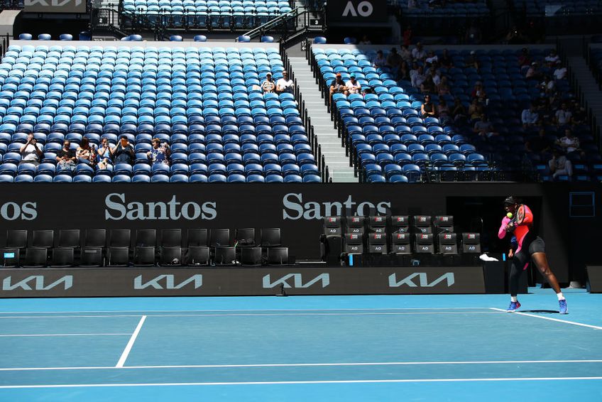 Australian Open se va desfășura fără spectatori în tribune, timp de 5 zile, începând cu sâmbătă, 13 februarie.
