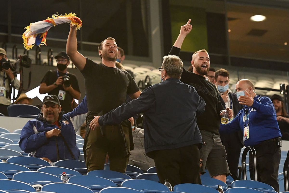 Fanii, dați afară de la Australian Open / FOTO: GettyImages