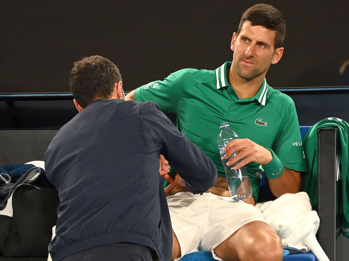 Novak Djokovic, probleme fizice la Australian Open